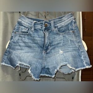 SP BLACK LABEL LIGHT WASH CUTOFF JEANS SIZE 25 WOMENS